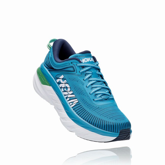 Best Price On Hoka One One Vegan Shoes BONDI 7 Mens Blue