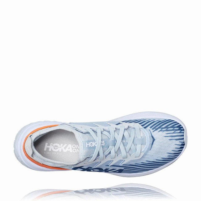 Best Cheap Hoka One One Vegan Shoes CARBON X SPE Mens Blue Orange
