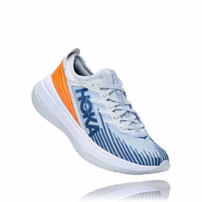 Best Cheap Hoka One One Vegan Shoes CARBON X SPE Mens Blue Orange