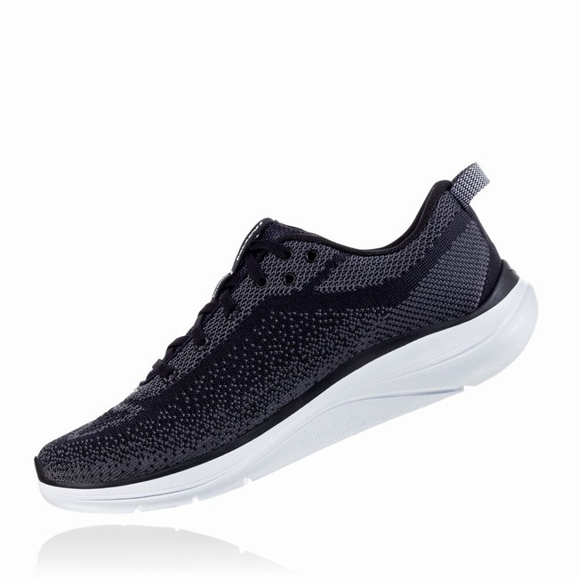 Hoka One One Lifestyle Shoes Outlet Store HUPANA FLOW Mens Black