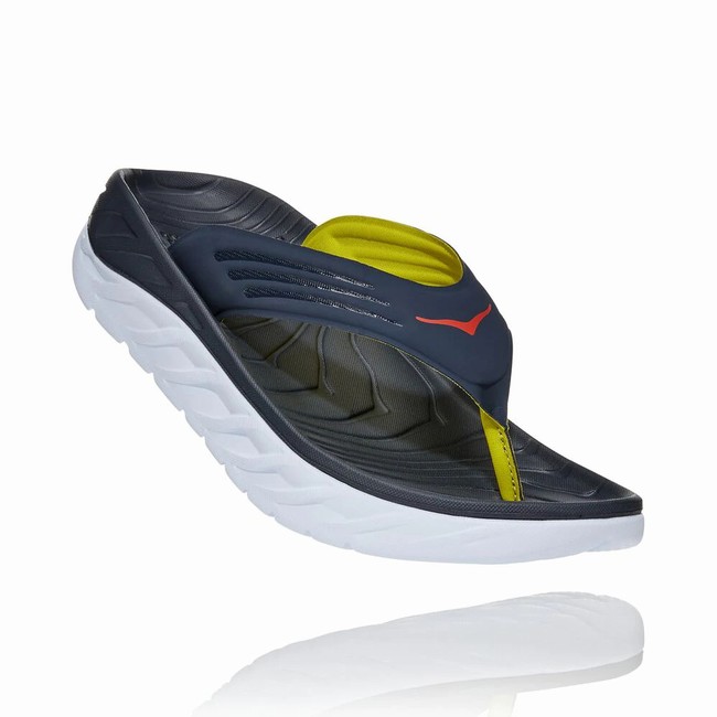 Hoka One One Sandals Sale ORA RECOVERY FLIP 2 Mens Black White