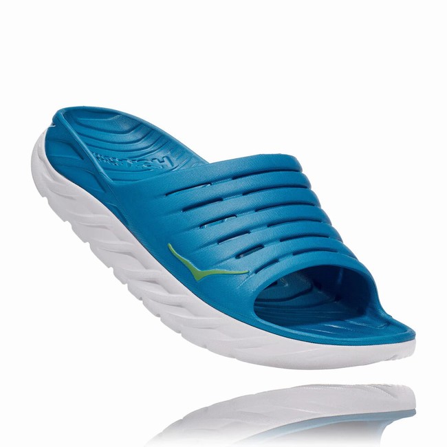 Men's hoka one one ora recovery slide sales