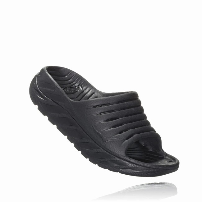 Cheap Hoka One One Sandals - ORA RECOVERY SLIDE 2 Mens Black