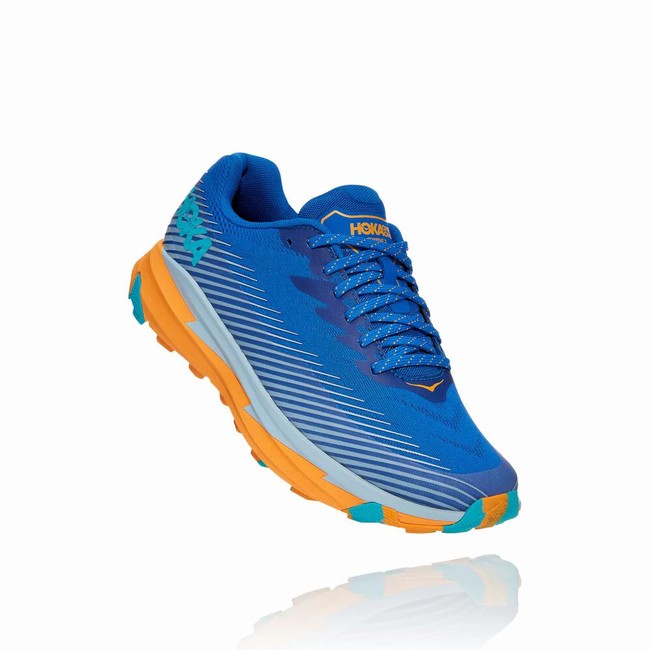 Hoka One One TORRENT 2 Clearance Sale Mens Vegan Shoes Blue